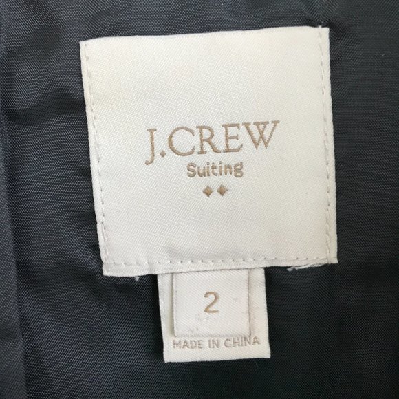 J. Crew Factory Black Lightweight Wool Shift Dress w/ Pockets - Picture 4 of 5